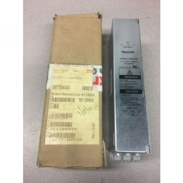 NEW Greece china Bosch Rexroth NFD03.1-480-030 Power Line Filter 480VAC 50/60Hz 30A #1 image