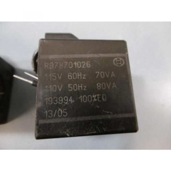 Lot Canada Dutch Of 2 Bosch Rexroth R978701026 Solenoid Coil 50/60HZ #2 image