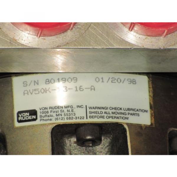 VON India Canada RUDEN HYDRAULIC MOTOR No. AV50K-13-16-A #5 image