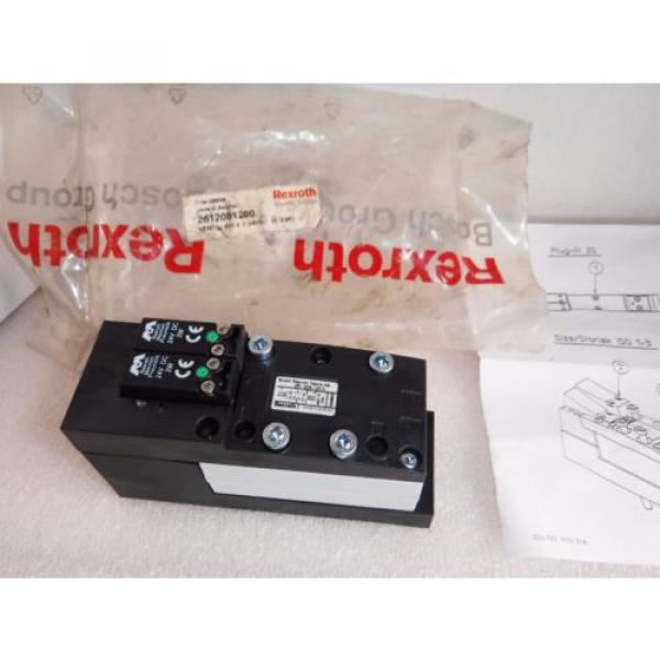 REXROTH Germany Canada BOSCH 261-208-120-0, 24VDC PNEUMATIC VALVE 2612081200 #1 image