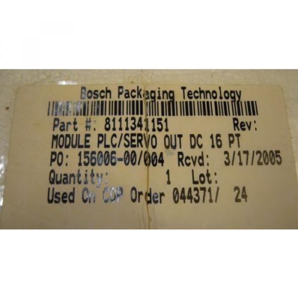 Bosch Singapore India Rexroth Indramat I/O Module RMA02.2-16-DC024-200 24VDC 2A NOS 280930 #4 image