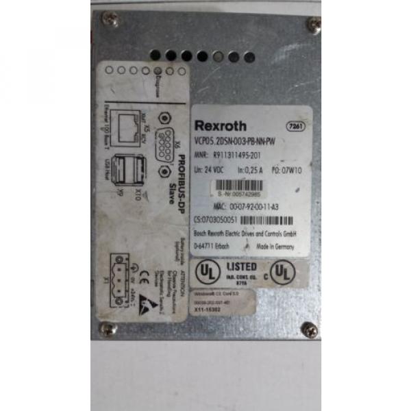 Rexroth USA Singapore IndraControl VCP 05 PROFIBUS DP slave VCP05.2DSN-003-PB-NN-PW #4 image