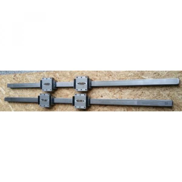 Bosch China Germany Rexroth korrosionsgeschützte Linearführung 2x 1520mm 4x Wagen R185143210 #1 image