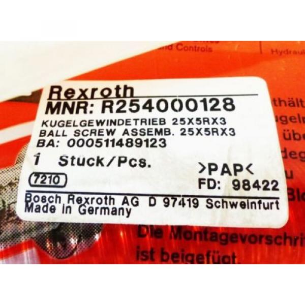 REXROTH Egypt Japan R254000128 R150221041 Kugelgewindetrieb 25x5Rx3 -unused/OVP- #2 image