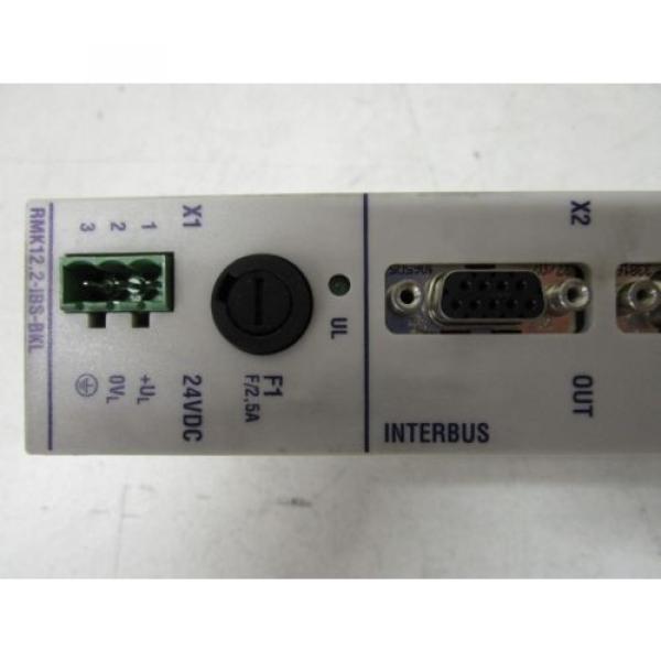 INDRAMAT/REXROTH Korea china RMK12.2-IBS-BKL INTERBUS COMMUNICATION MODULE - USED-FREE SHIP #3 image