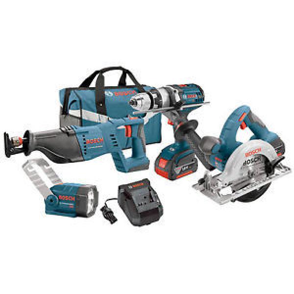 BOSCH CLPK402-181 18-Volt Lithium-Ion 4-Tool Cordless Combo Kit #1 image