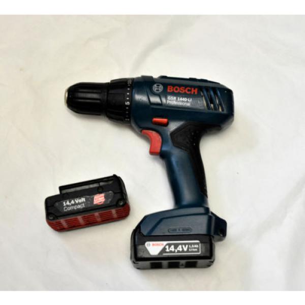 Bosch GSB 1800 Combi Drill, GSR 1440-LI Drill/Driver Set.4 Batts,L-Boxx,18&amp;14.4v #4 image