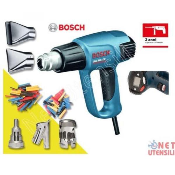 BOSCH GHG 660 LCD PISTOLA TERMICA TERMOSOFFIATORE AD ARIA CALDA SVERNICIATORE #1 image