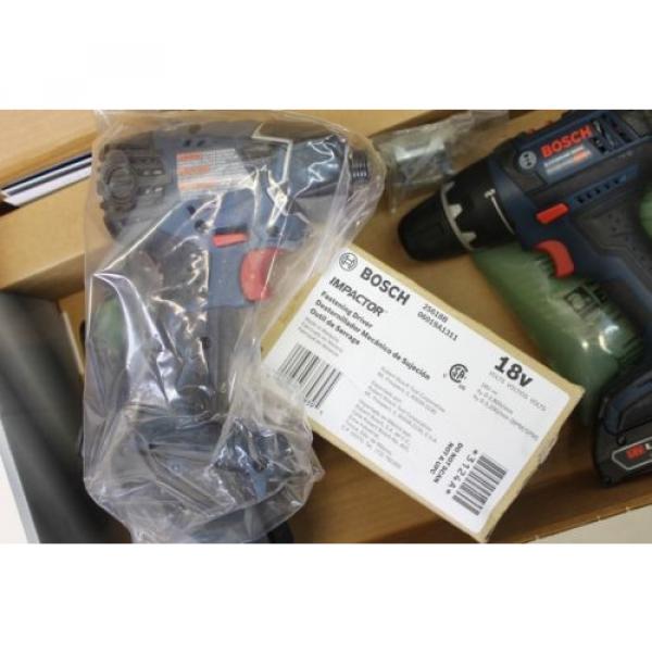 BNIB BOSCH 18V Max Cordless Lithium-Ion 2-Tool Combo Kit CLPK232-181 120V #10 image