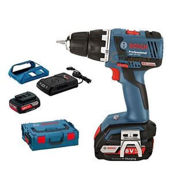 BOSCH TRAPANO A BATTERIA GSR 18 V-CE WIRELESS + 2x 2Ah + L-BOXX 06019D6105 #1 image