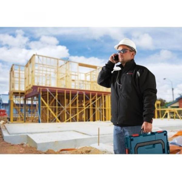 Men&#039;s Black Heated Jacket Kit 12 Volt Lithium-Ion Cordless Compact Jobsite Radio #8 image