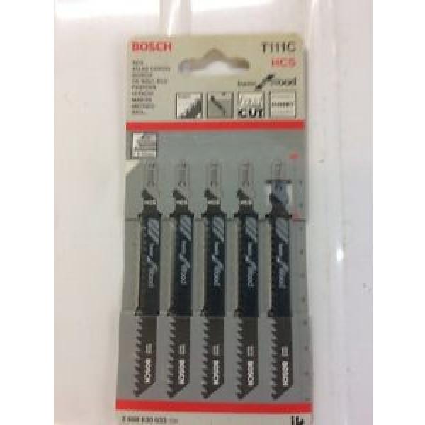 Bosch T111C Jigsaw Blade - Basic for Wood 5 Blades 2608630031 #1 image