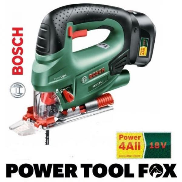 new Bosch PST18 Li 2.0AH Lithium ION Cordless Jigsaw 0603011072 3165140740012# #1 image