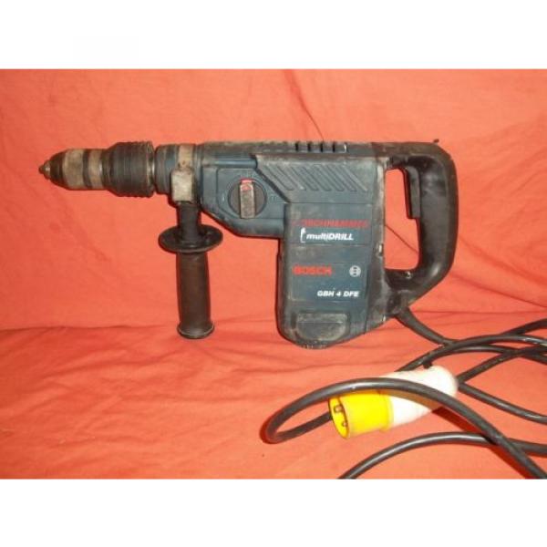 BOSCH GBH 4DFE ROTARY KEYLESS CHUCK  HAMMER DRILL MULTIDRILL 110v 4KG 3 MODE #1 image