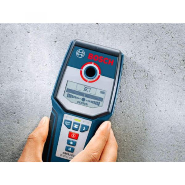 New Bosch GMS120 Digital Electrical Multi Wall Scanner Stud Metal Detector #7 image