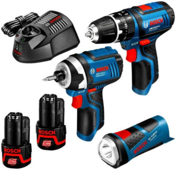 New Bosch 10.8V 2.5Ah Li-ion Cordless 6pce Kit #1 image