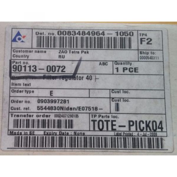 NEW! Italy Italy REXROTH Filter regulator  R404052191 0821300355 Tetra 90113-0072 #4 image