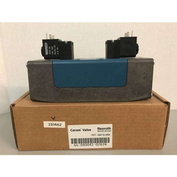 NIB France USA Bosch Rexroth GS-040042-02626 R432006290 Pneumatic Directional Valve #1 image